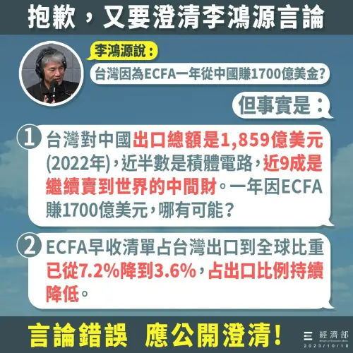 ▲李鴻源挨轟「被迫道歉」經濟部、綠委：該道歉的不只抹黑口罩國家隊這件