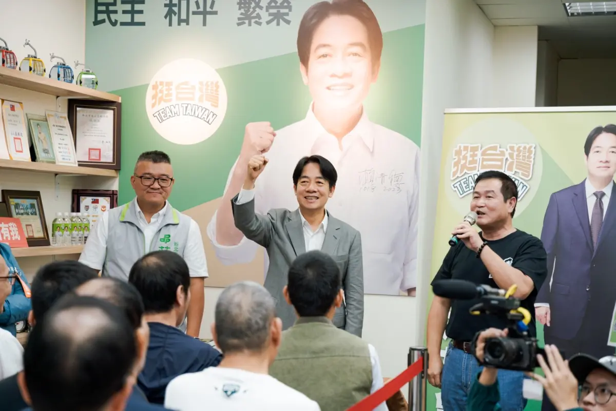 ▲賴清德今天首度與莊銘淵合體，態度相當嚴厲。（圖／賴清德競選辦公室提供）