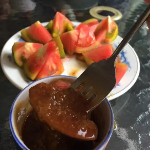 ▲黃仁勳說身為台南人,很懷念南部特有的滋味「薑汁蕃茄盤」。(示意圖/民眾提供) ▲黃仁勳說身為台南人,很懷念南部特有的滋味「薑汁蕃茄盤」。(示意圖/民眾提供)