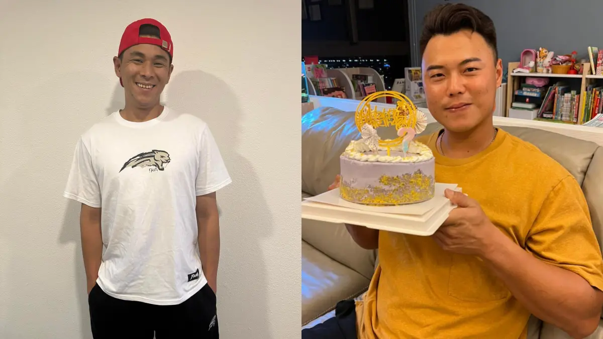 ▲藍寅倫（右圖）被好友豹子腿（左圖）嘲諷「把棒球當世界盃踢」翻臉，引發討論。對此，豹子腿也馬上刪文道歉並開直播還原整起事件始末。（圖／臉書）