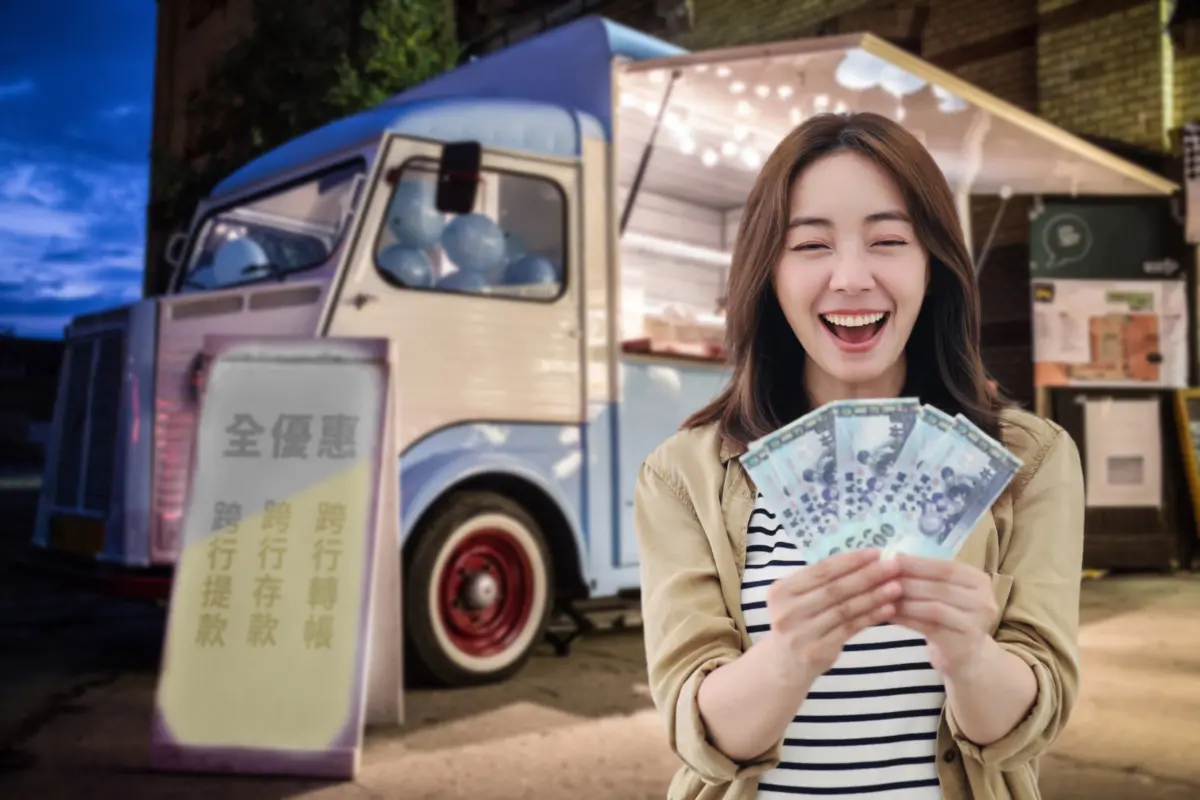 ▲純網銀砸錢搶客，除祭出無任務門檻的跨行轉帳、提款、存款「全優惠，還有新戶雙10%定存、繳費回饋，活儲最高6%等優惠。（圖／將來銀行提供）