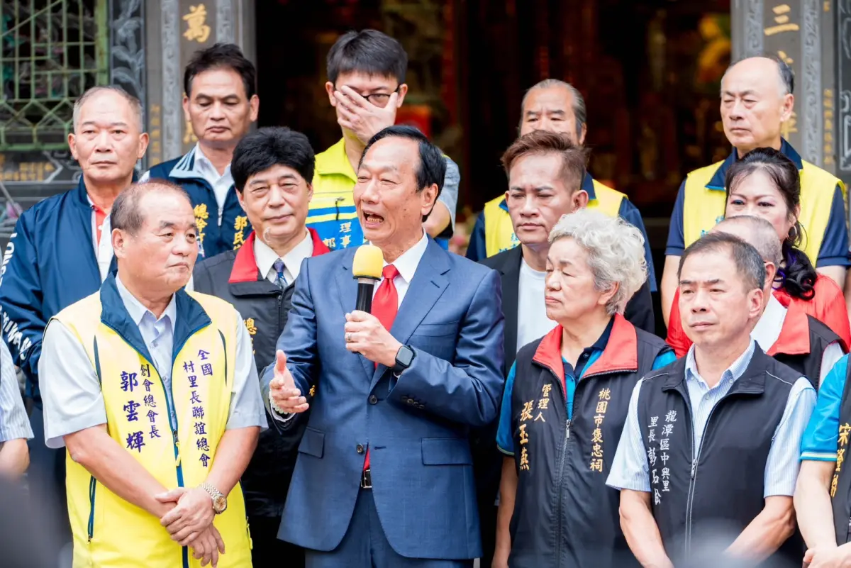 ▲郭台銘強調，政治必須為經濟服務，要人家來設廠不能沒有提供充分的電、水、人才、土地等整體規劃，這才是政府該做的事，但政府都沒有做。（圖／郭台銘辦公室提供）