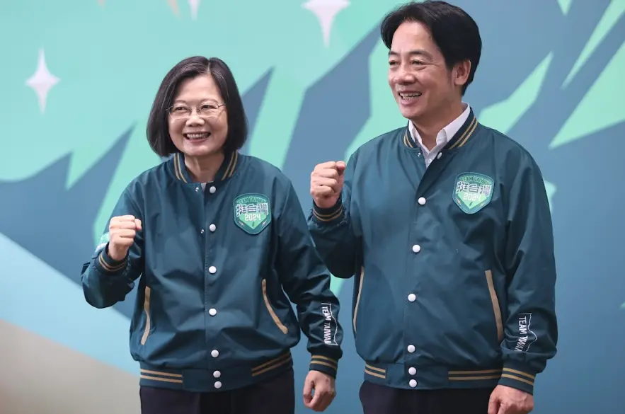 ▲賴清德邀請蔡英文開箱競總。（圖／記者葉政勳攝，2023.10.21）