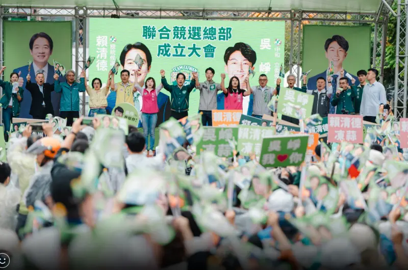 ▲賴清德今赴新北市中和替立委參選人吳崢輔選。(圖/吳崢辦公室提供)