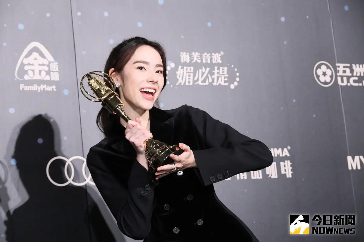 ▲林奕嵐以演出《她和她的她》中的小林晨曦，奪下「迷你劇集（電視電影）最具潛力新人獎」。（圖／NOWnews攝影中心）