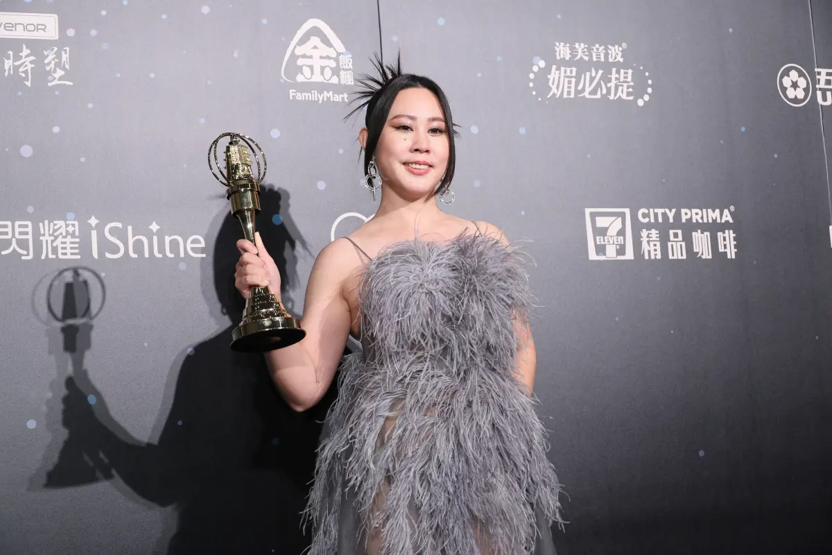 ▲網紅蘇瀅（李夢純）獲得第58屆金鐘獎「最具潛力新人獎」，後台又再次爆哭。（圖／NOWnews攝影中心攝）