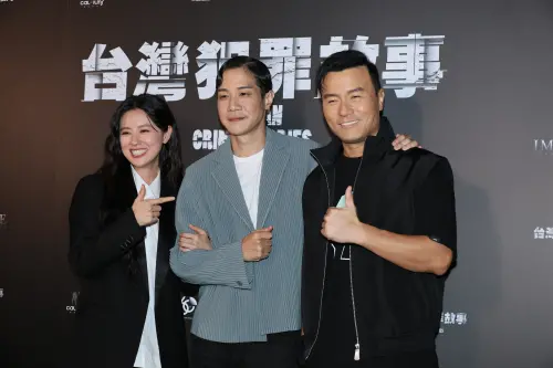薛仕凌、李銘忠、林予晞出席慶功宴, ▲薛仕凌(中)、李銘忠(右)、林予晞出席慶功宴。