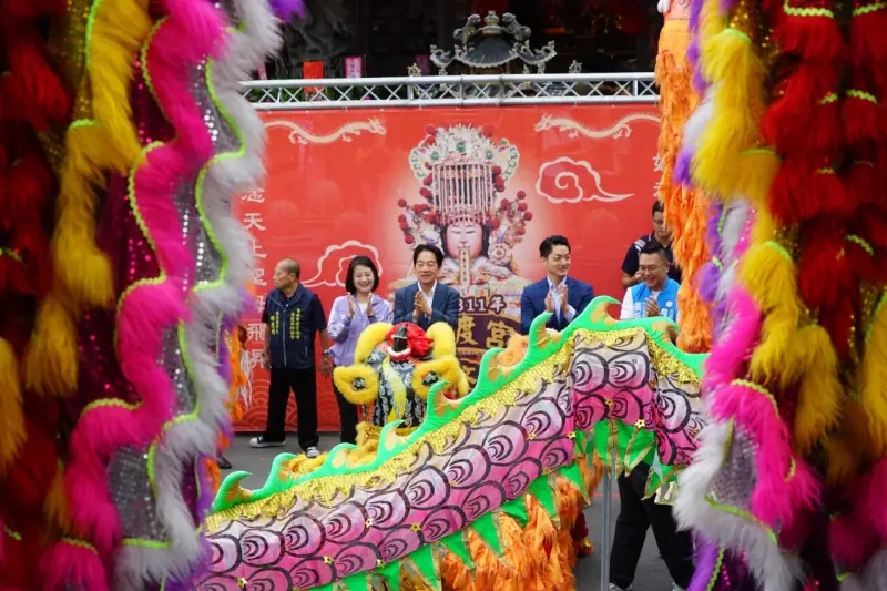 ▲台北市長蔣萬安出席關渡宮媽祖文化季。（圖／台北市府提供）