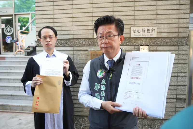 ▲民進黨立委郭國文也向台南地檢署提出告訴(圖/翻攝郭國文臉書)