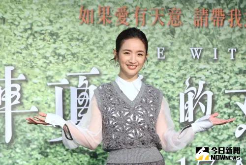 《車頂上的玄天上帝》主演林依晨。(圖/記者陳明中攝影) ▲《車頂上的玄天上帝》主演林依晨。(圖/記者陳明中攝影)