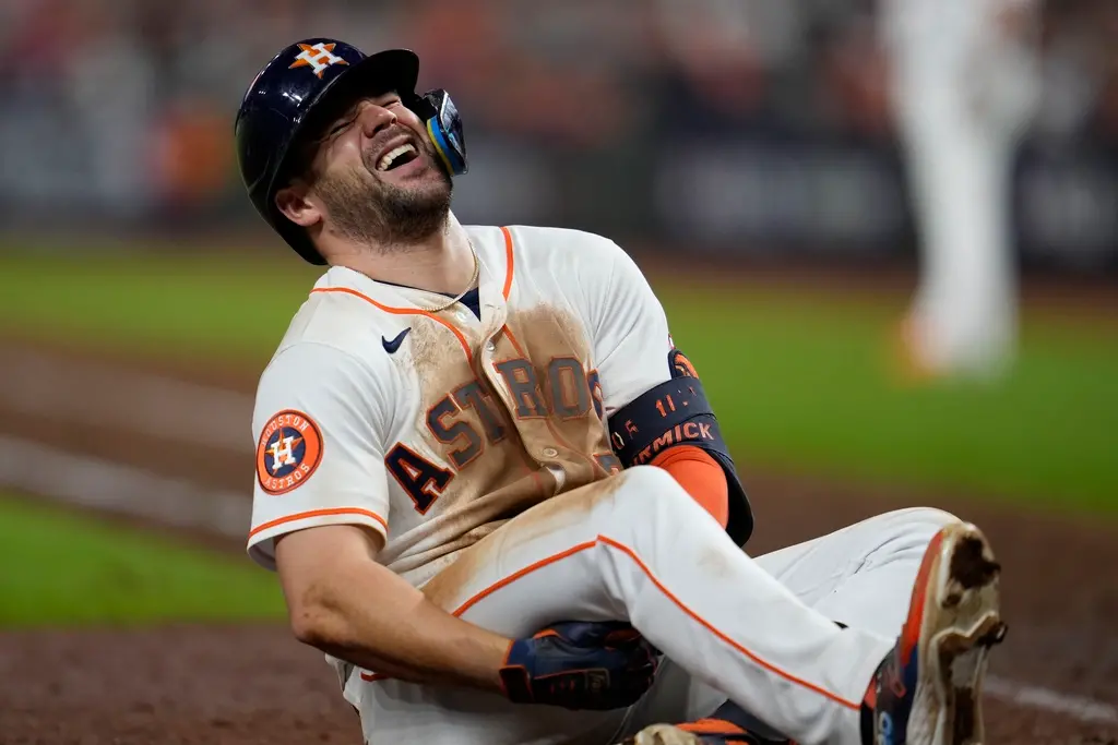 ▲太空人Jose Altuve，太空人主場全輸，再度創下難堪紀錄。（圖／美聯社／達志影像）