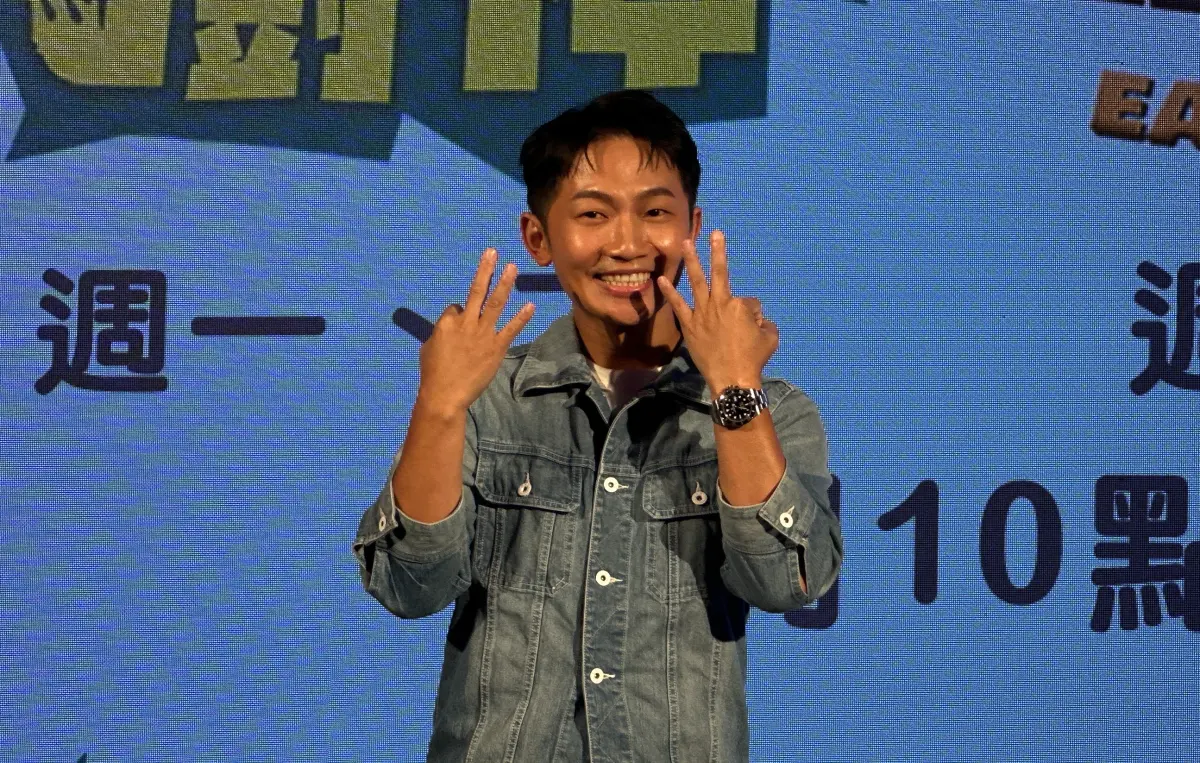 ▲蔡昌憲不在意薛仕凌演3集就打敗他奪金鐘視帝，直呼：「他就真的很會演！」（圖／記者黃盈容攝）