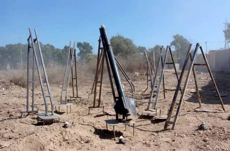 ▲哈馬斯所射擊的火箭彈較為低階，但一樣能造成平民傷亡。（圖／翻攝自以色列國防軍）