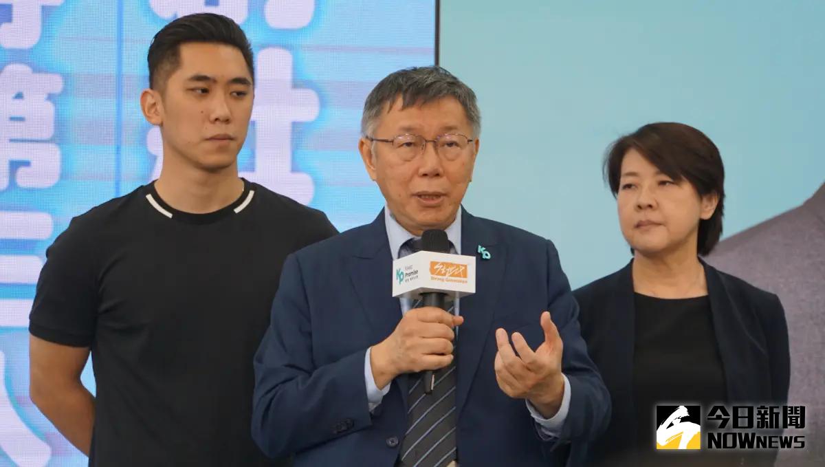 ▲林楚茵批評，民眾黨不分區包山包海，圖為民眾黨主席柯文哲。（圖／記者呂炯昌攝）