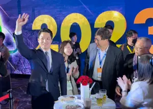 ▲台北市長蔣萬安今（26）日出席2023亞洲藥學會（FAPA）歡迎晚會。（圖／記者林志怡攝，2023.10.26）