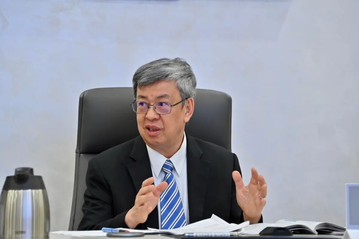 ▲陳建仁主持「行政院食品安全會報112年第3次會議」。（圖／行政院提供）