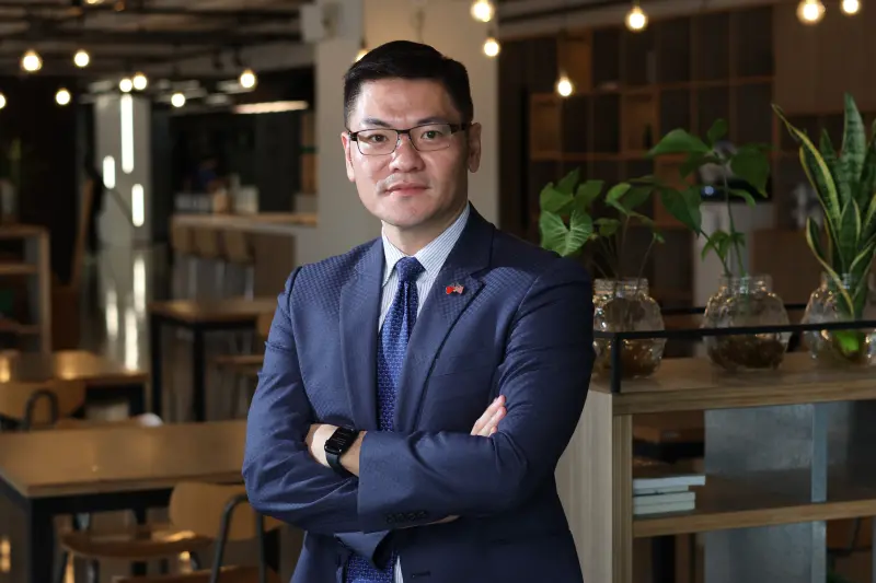▲美國德州Sam Houston州立大學政治系副教授翁履中呼籲,兩岸交流中,台灣人要對民主制度有信心。