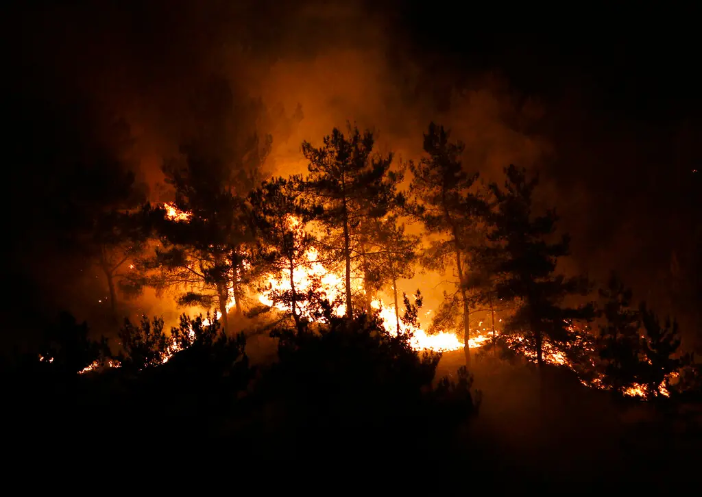 ▲聯合國駐黎巴嫩臨時部隊（UNIFIL）今天表示，沿著黎巴嫩與以色列邊界的交火事件在黎巴嫩南部引發野火，且已延燒幾公里，部隊正在跟黎巴嫩當局合作撲滅火勢。（圖／美聯社／達志影像）