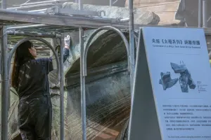 攜朱銘美術館現地修復 朱銘《太極系列》銅雕將在高美館園區重現