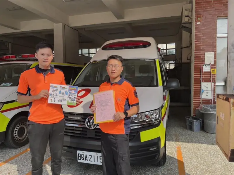 ▲台南一名60歲老翁，今年就已搭了53次救護車。圖為消防局呼籲民眾勿濫用救護資源。（圖／台南市消防局提供）