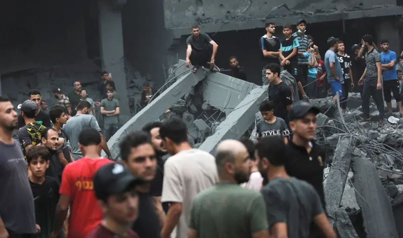 ▲以色列與哈馬斯衝突爆發已超過1個月，加薩地區持續面臨空襲與轟炸。資料照。（圖／美聯社／達志影像）