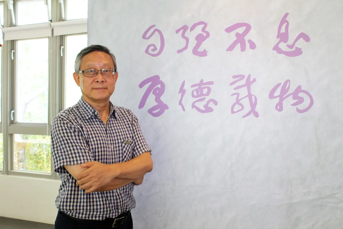 ▲國立清華大學前校長賀陳弘曾讀放牛班，受父親影響，力推多元入學。（圖／記者嚴俊強攝）