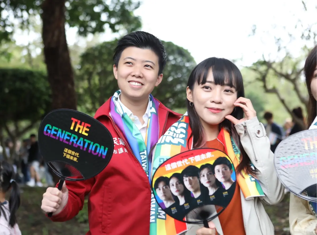 ▲民進黨今通過徵召黃捷（圖右）參選。（圖／記者陳明中攝）