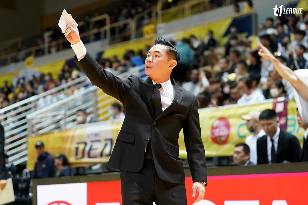 ▲台鋼獵鷹對中信特攻吞下17連敗，主帥劉孟竹認為球隊在第三節退防過慢、被不斷打出轉換快攻是輸球主因。（圖／T1提供）