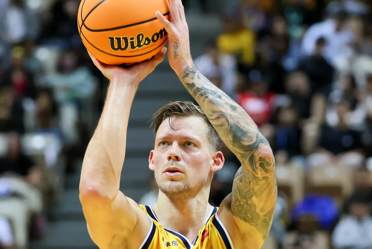 ▲新北中信特攻洋將飛克發揮出色，連外線也越投越順，總教練李逸驊稱他是秘密武器。（圖／T1聯盟提供）