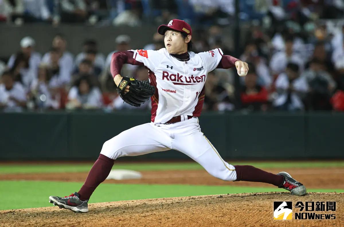 ▲樂天桃猿投手陳冠宇目前尚未在台灣大賽登場。（資料照／記者葉政勳攝 , 2023.10.29）