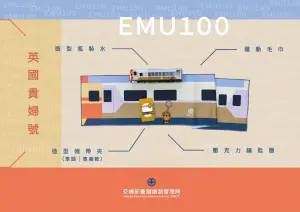台鐵推「英國貴婦」EMU100周邊商品　「1111」限時限量組合搶先看
