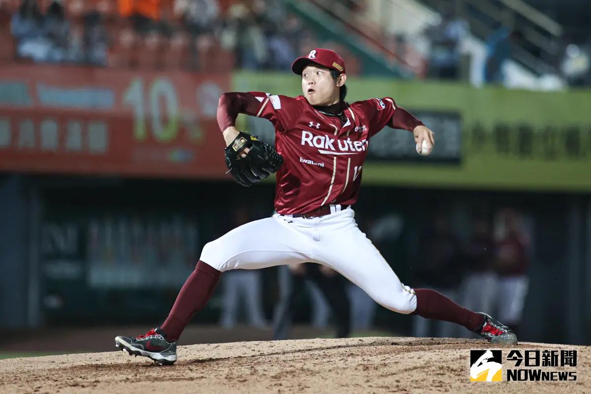 ▲樂天桃猿中繼投手陳冠宇台灣大賽前4戰沒出賽，也引起外界懷疑受傷。（圖／記者葉政勳攝 , 2023.10.30）