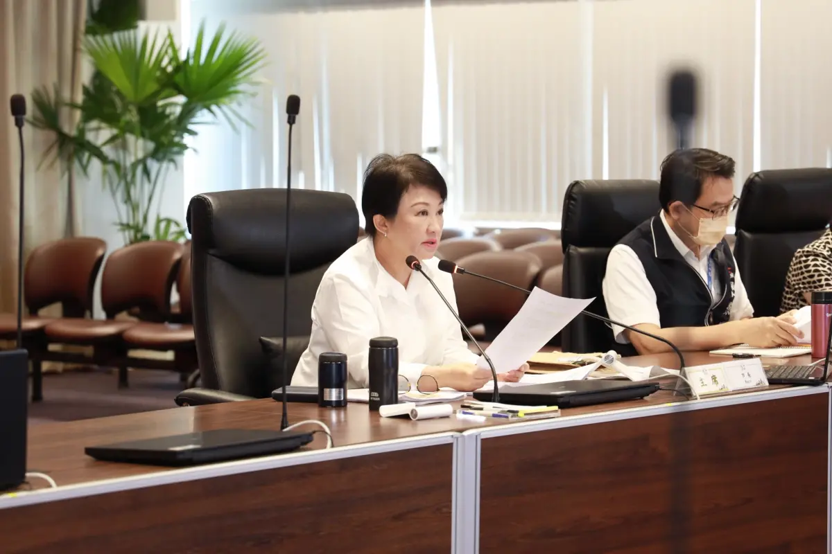 ▲盧秀燕笑稱，現在台中人打招呼的寒喧問候，已經變成「你參加購物節了嗎」？（圖／台中市政府提供，2023.10.31）