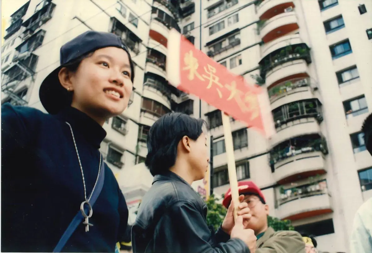 ▲ 吳音寧就讀大學時，就熱衷參與社會運動。（圖／吳音寧提供）