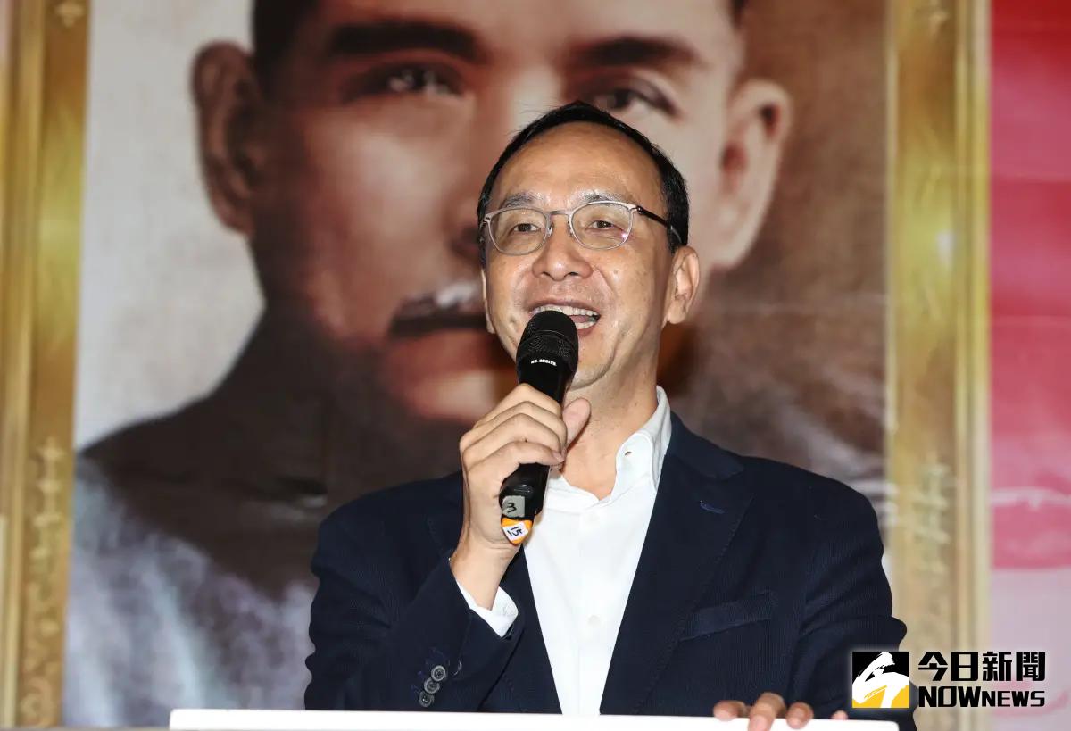 ▲朱柯侯昨日密會，朱立倫表示，仍在堆疊善意，尋求方法。（圖／記者葉政勳攝，2023.11.01）