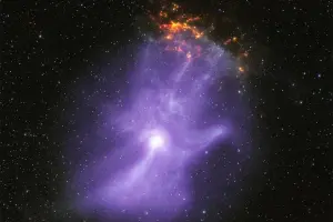 NASA公布「宇宙之手」脈衝星風雲照！神秘又瑰麗　萬聖節超應景
