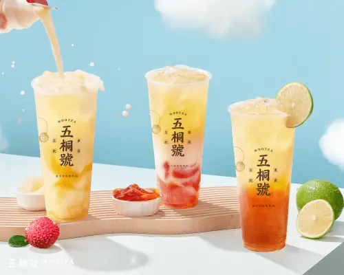 星巴克耶誕杯「買一送一」!迷客夏、五桐號、Mr.Wish手搖飲新品 ▲五桐號首創「多多粉粿」,開喝「乳酸多多系列」可享免費換料。(圖/五桐號提供)