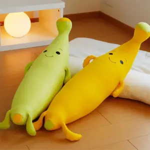 ▲日本MOGU細珠香蕉舒壓抱枕，原價690元，官網、PChome限定優惠1111元。（圖／HANDS提供）
