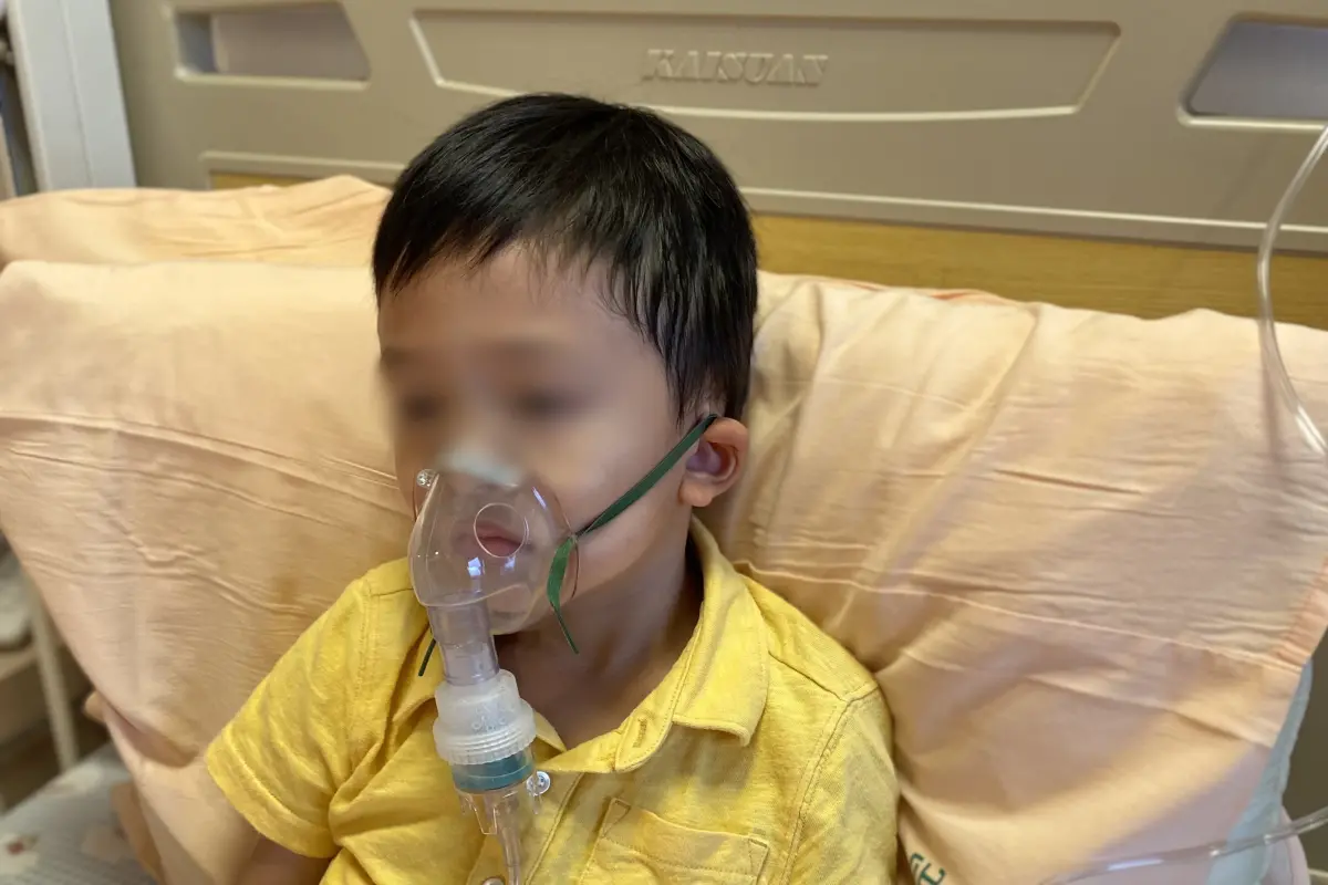 ▲呼吸道融合病毒（RSV病毒）大流行，陽性率僅次流感病毒，醫示警5歲以下幼兒是高危險群。（示意圖，非當事人／記者黃韻文攝）