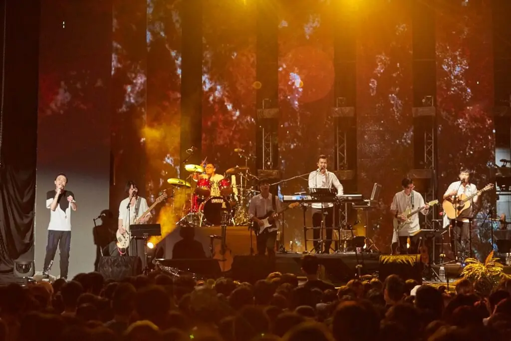 ▲2016年蘇打綠在鐵花村開唱。（圖／取自facebook.com/sodagreen.band）