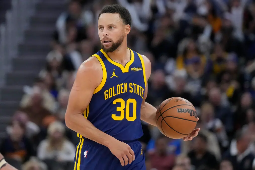 ▲Stepehn Curry驚傳膝傷，恐怕缺席季中錦標賽。（圖／美聯社／達志影像）