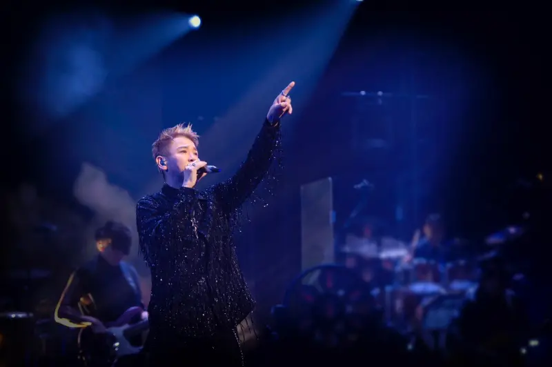 ▲陶喆日前在上海舉辦演唱會，在現場透露「喜訊」，即將推出新專輯與新巡演。（圖／偉大文化提供）
