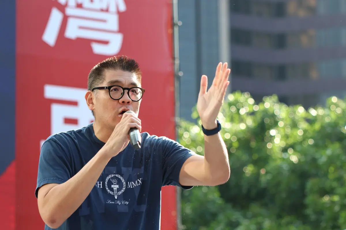 ▲連勝文說，沒人比他跟柯文哲的恩怨更深，連他都能放下心中仇恨支持藍白合。（圖／記者陳明中攝，2023.11.04）