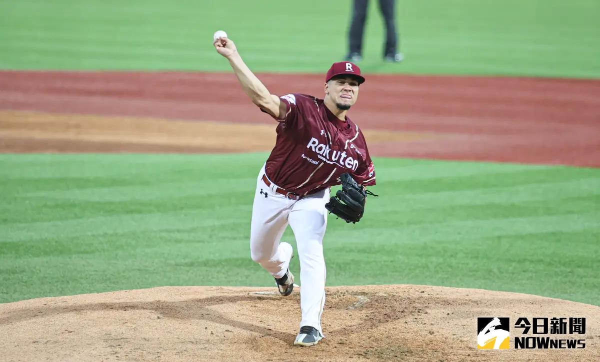 ▲樂天桃猿先發投手威能帝，預計2月加入春訓。（圖／記者葉政勳攝 ）