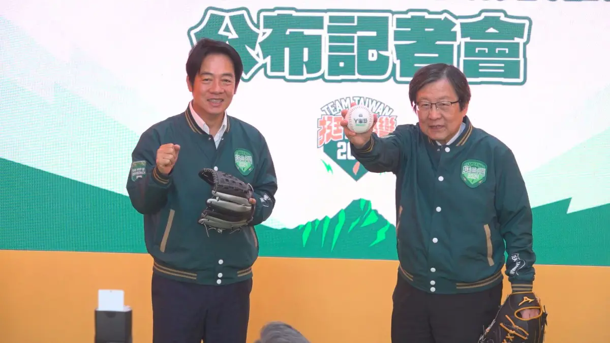 ▲賴清德公布競總組織架構，並接受媒體訪問。（圖／記者嚴俊強攝，2023.11.07）