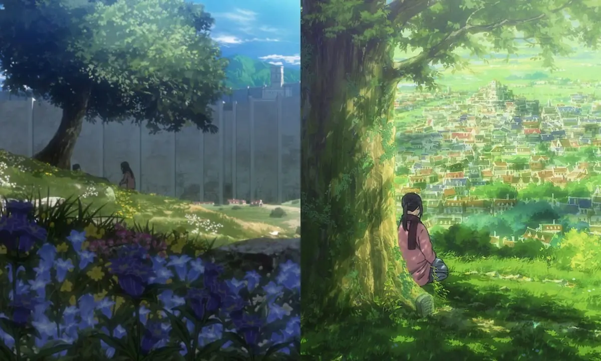 ▲《進擊的巨人》10年前第一集的起點（左），就是艾連的結局。（圖／翻攝X）