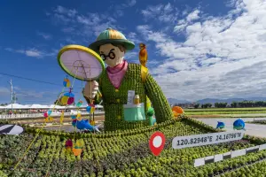 ▲台中國際花毯節三大主軸之一「生態勇者」。（圖／台中市政府提供，2023.11.07）