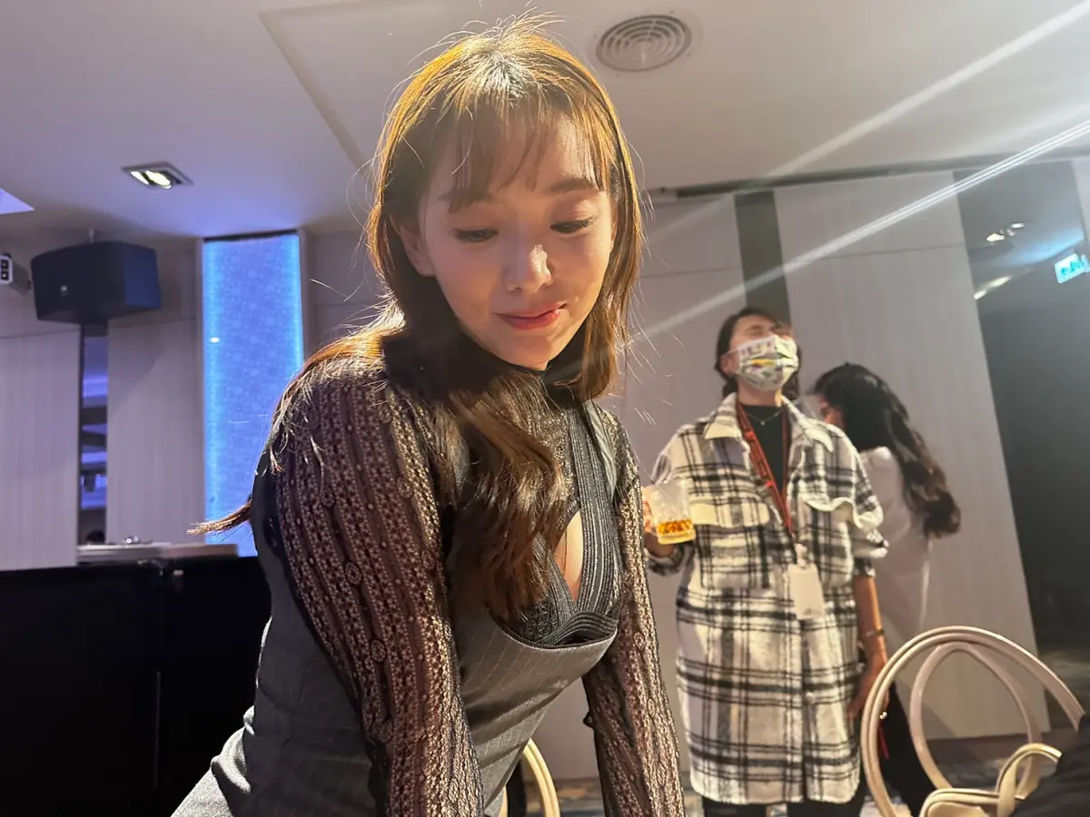 ▲賴芊合分享當年疑似小三的女人當面嗆聲要搶老公，出一招就嚇得戎祥不敢吭聲。（圖／記者蔡依庭攝）