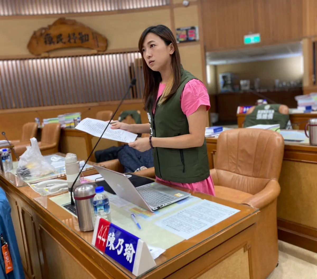 ▲新北市議員陳乃瑜呼籲市府比照台北市補助輪狀病毒疫苗。（圖 ／新北市議員陳乃瑜提供）