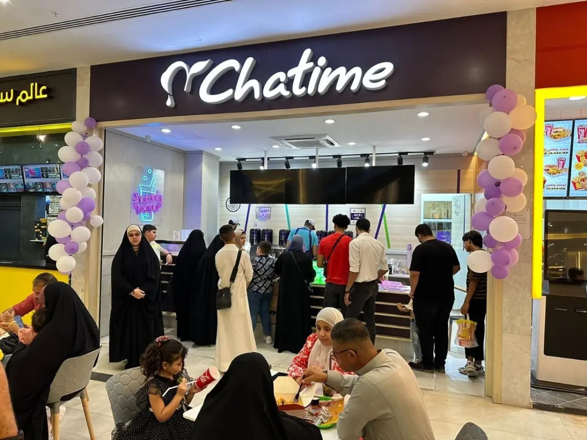 ▲Chatime日出茶太伊拉克門市。（圖／六角集團提供）
